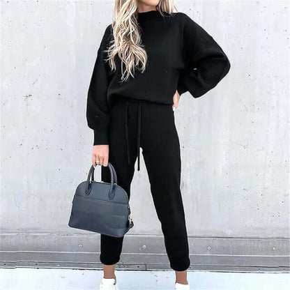 Dames Tweedelig Pak – Elegante Set met Blouse en Broek