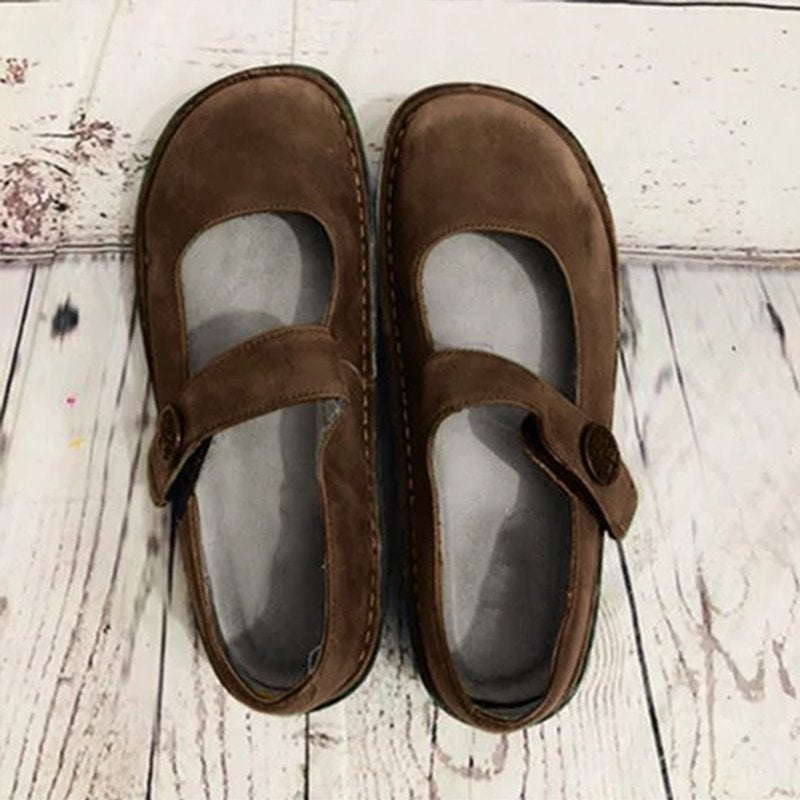 Suède Comfort Schoenen Vintage Stijl - Mode Vibes