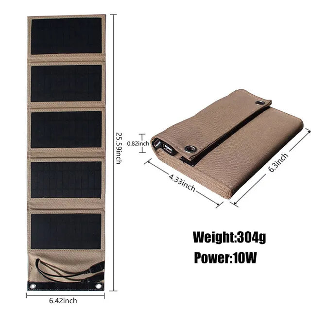 Opvouwbare Zonnepaneel Powerbank Solar Oplader