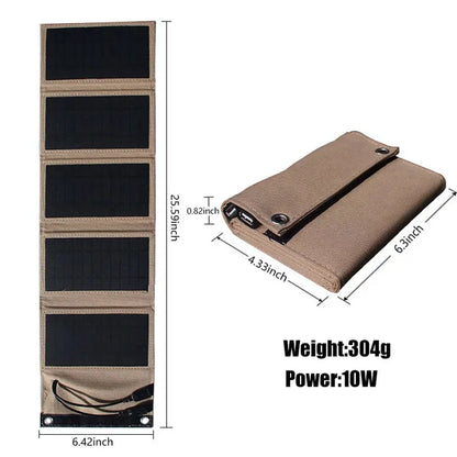 Opvouwbare Zonnepaneel Powerbank Solar Oplader