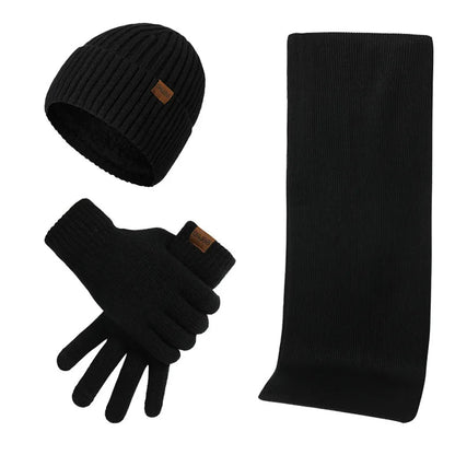 Warme Winterset met Muts, Sjaal en Handschoenen