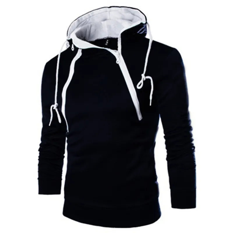 Soft Sweatshirt Hoodie met Hoge Hals voor Heren en Dames
