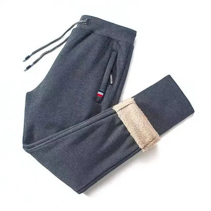 Zachte Fleece Joggingbroek Recht Model Warm