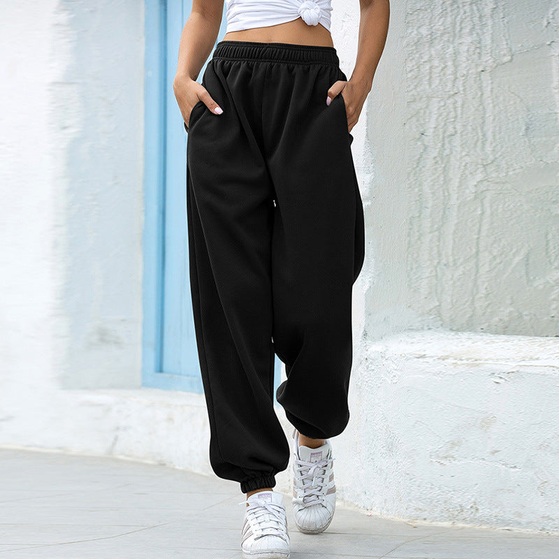 Dames Joggingbroek High Waist Comfortabel Zacht