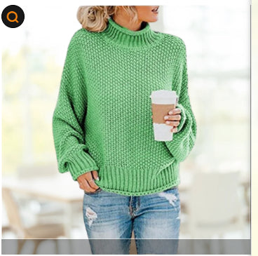 Dames Gebreide Coltrui Elegante Stijlvolle Basic