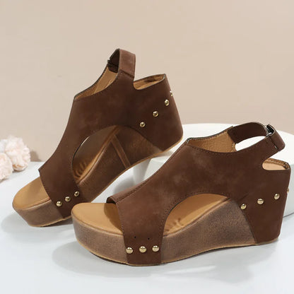 BellaStride Zomer Bries Wedge Sandalen