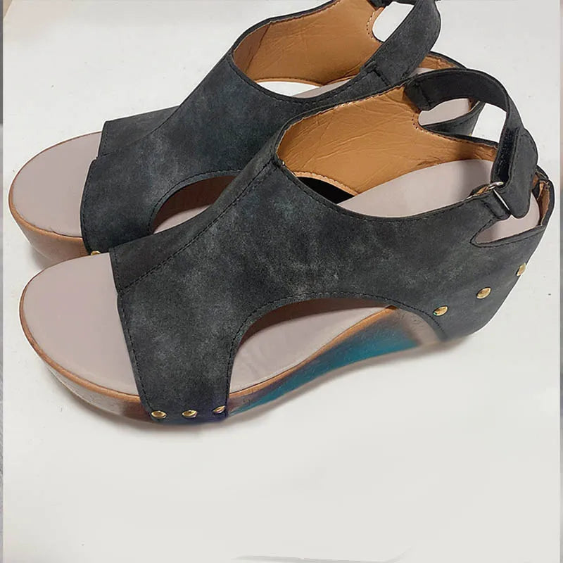 BellaStride Zomer Bries Wedge Sandalen