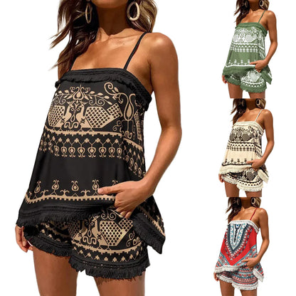 Bohemian Glow Zomerse Short Set