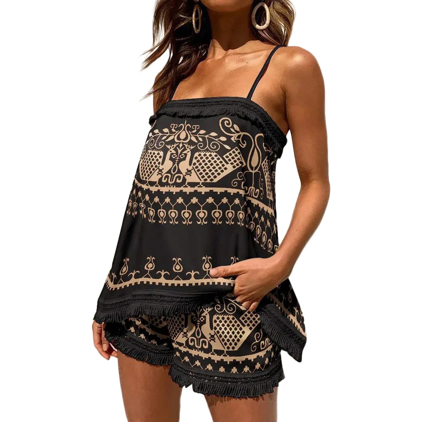 Bohemian Glow Zomerse Short Set