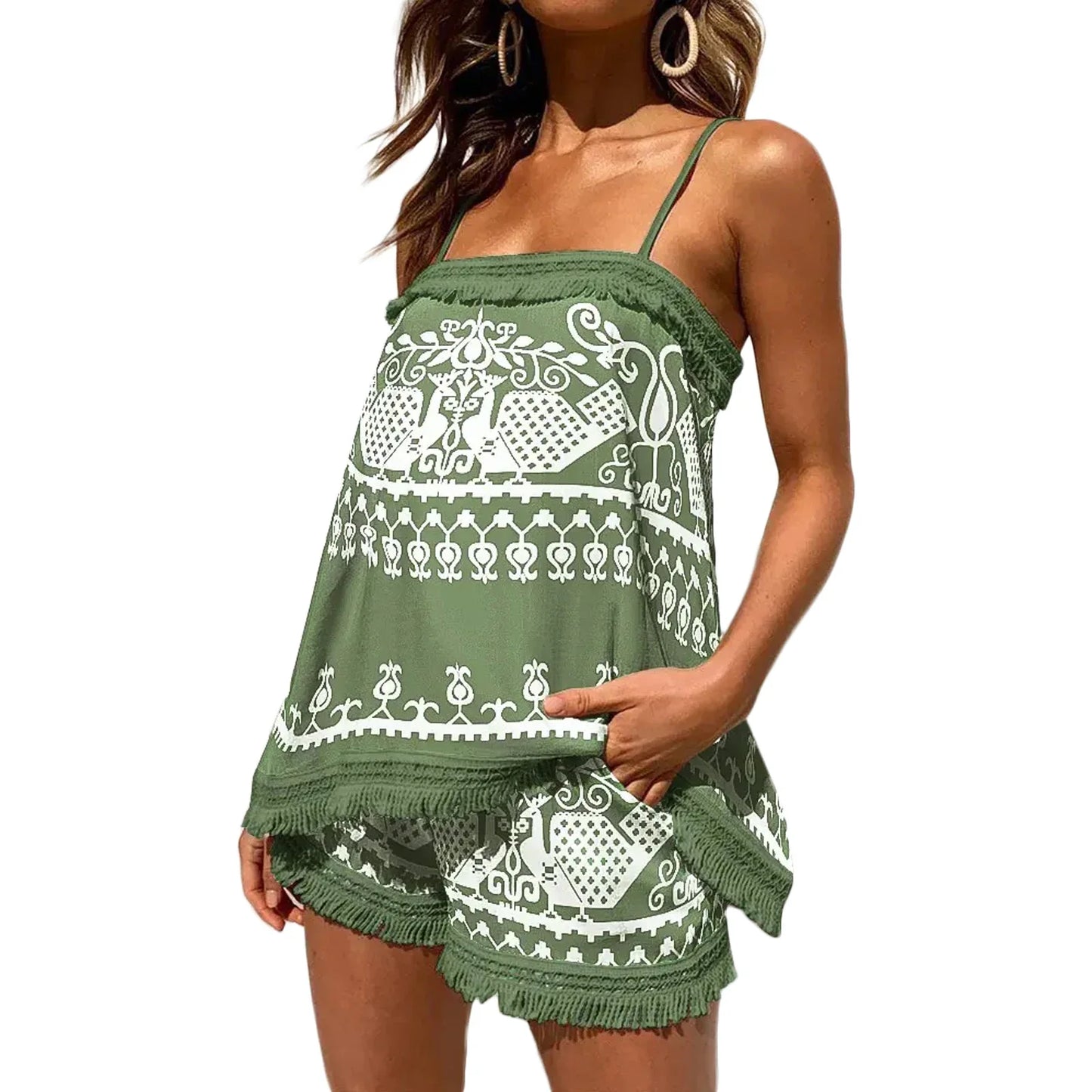 Bohemian Glow Zomerse Short Set