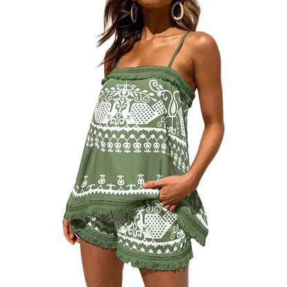 Bohemian Glow Zomerse Short Set
