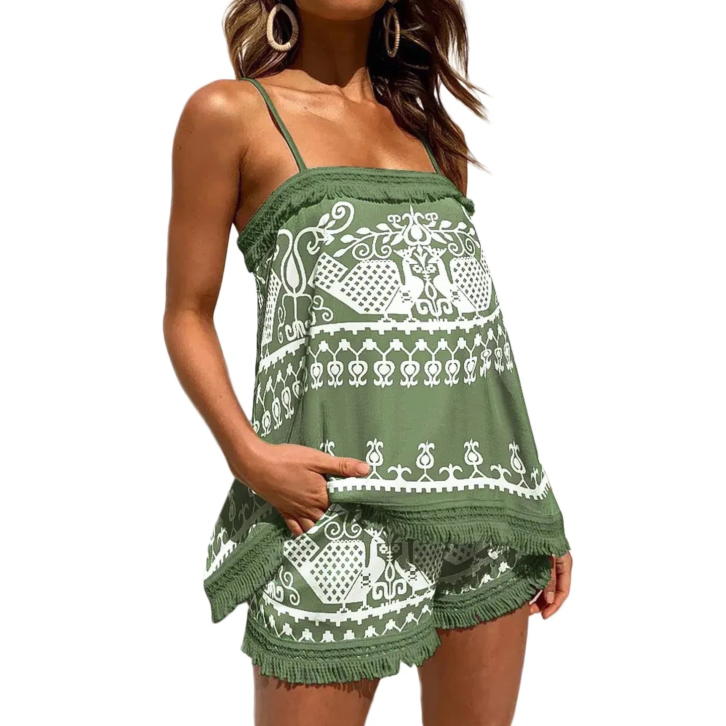 Bohemian Glow Zomerse Short Set