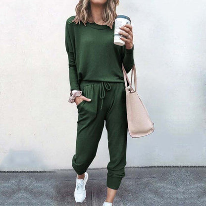 Hannah | Tuta Donna Comoda e Chic con Design Rilassato e Pantaloni Affusolati-6
