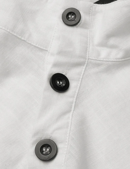 Verfijnde Elegantie Katoenen Linnen Damesblouses