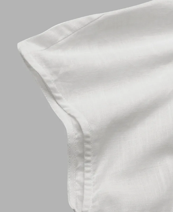 Verfijnde Elegantie Katoenen Linnen Damesblouses