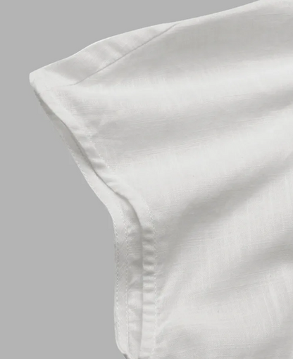 Verfijnde Elegantie Katoenen Linnen Damesblouses