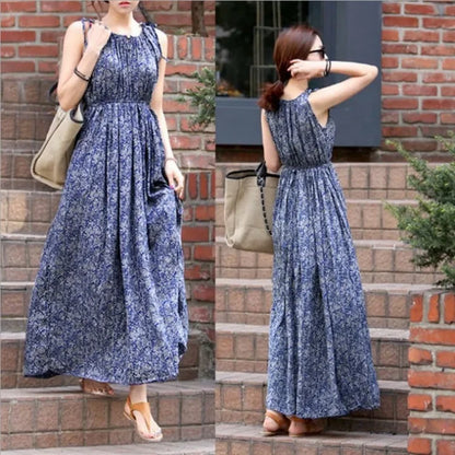Celeste Zomerse Bloemen Maxi Jurk