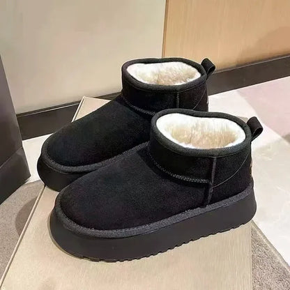 Vrouwenschoenen Warme Winterlaarzen Waterdichte Sneeuwlaarzen