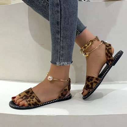 Nieuw Zomergloed Parels Sandalen