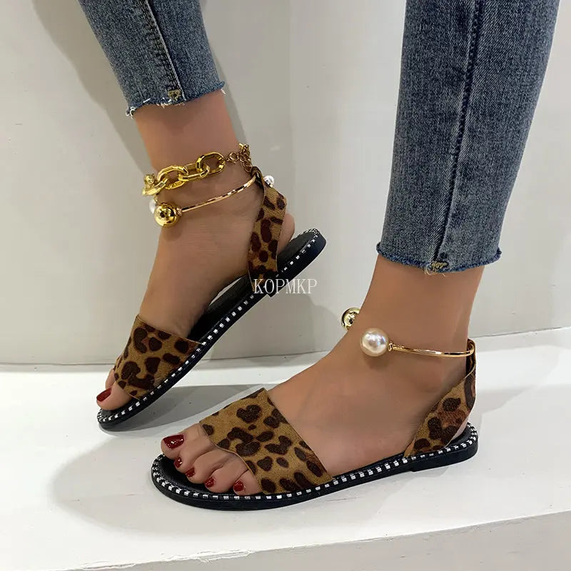 Nieuw Zomergloed Parels Sandalen
