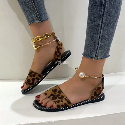 Nieuw Zomergloed Parels Sandalen