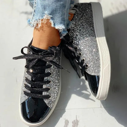 Glitter Damesschoen Luxe Casual Aria