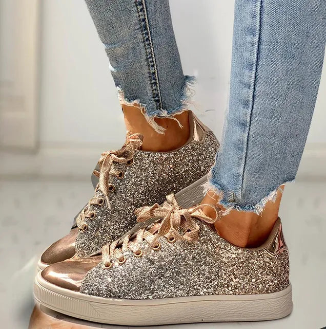 Glitter Damesschoen Luxe Casual Aria - Mode Vibes