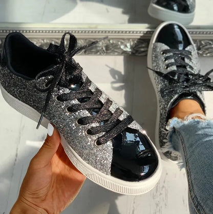 Glitter Damesschoen Luxe Casual Aria