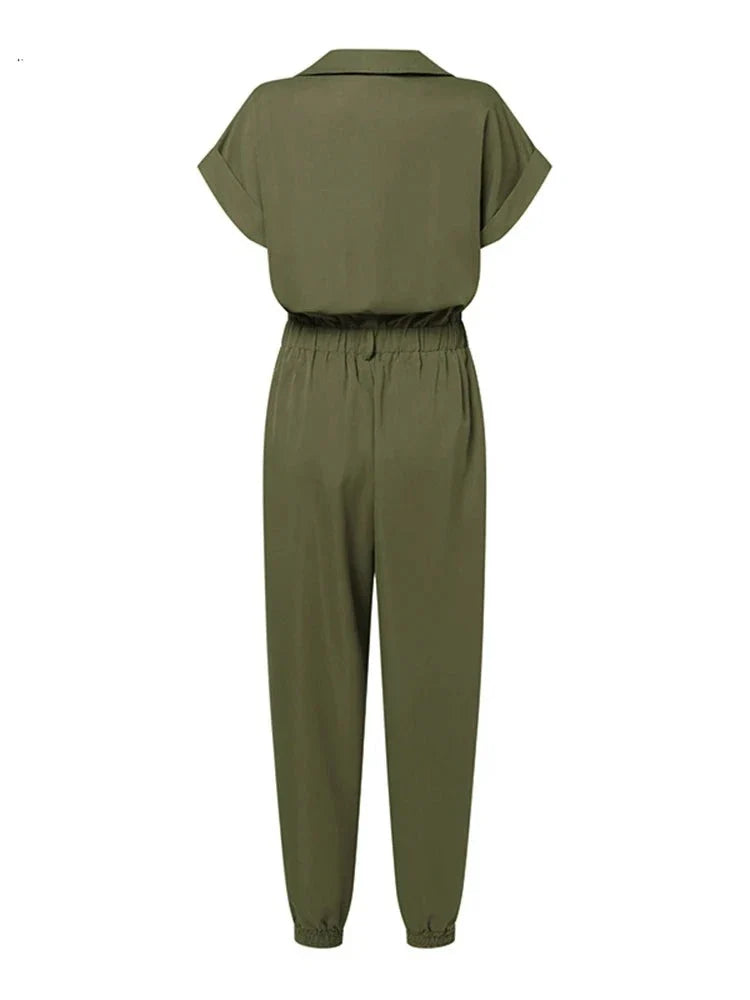 Aurora Zomer Fashion Jumpsuit voor Stijlvolle Dames
