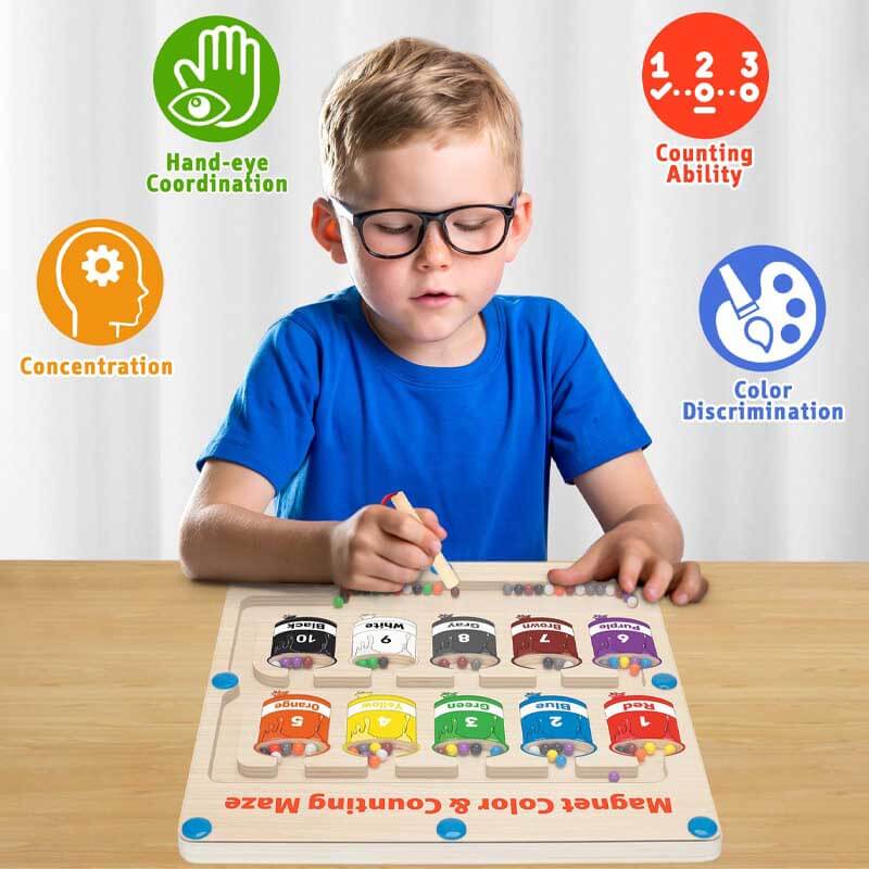 Magnetische Telpuzzel voor Kinderen Kleurrijk Lerenspeelgoed