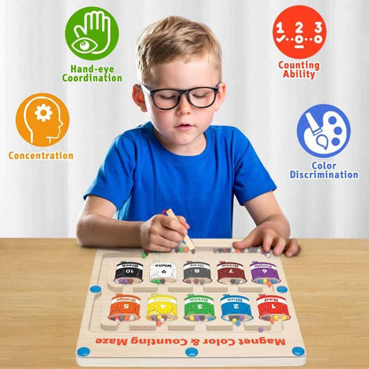 Magnetische Telpuzzel voor Kinderen Kleurrijk Lerenspeelgoed