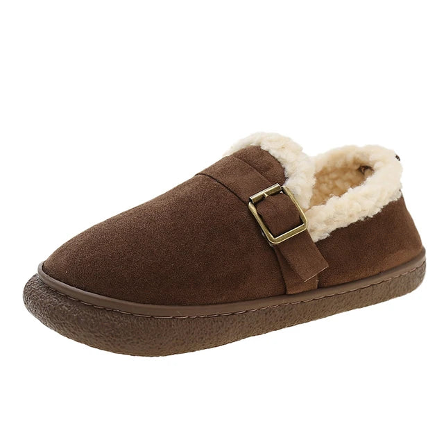 Korte Winterlaarzen Olive Groen Leer - Mode Vibes