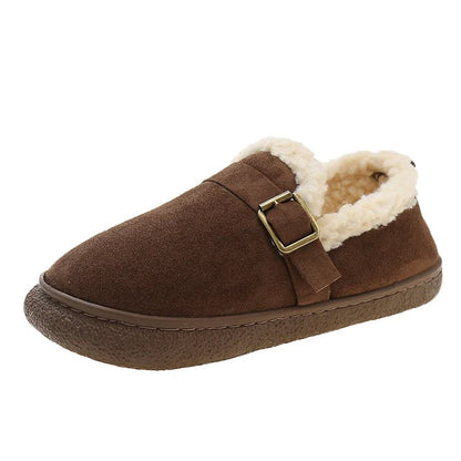 Korte Winterlaarzen Olive Groen Leer - Mode Vibes
