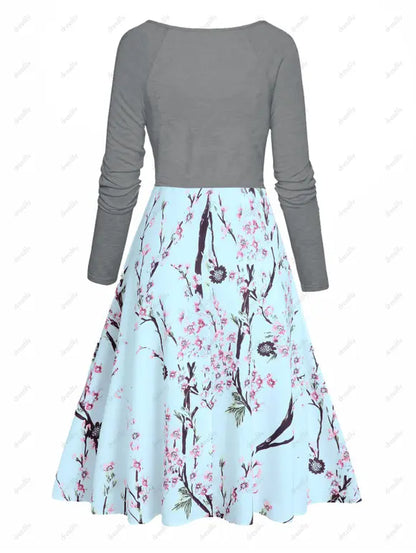 Elegante Bloemenjurk voor Vrouw Zomerjurk