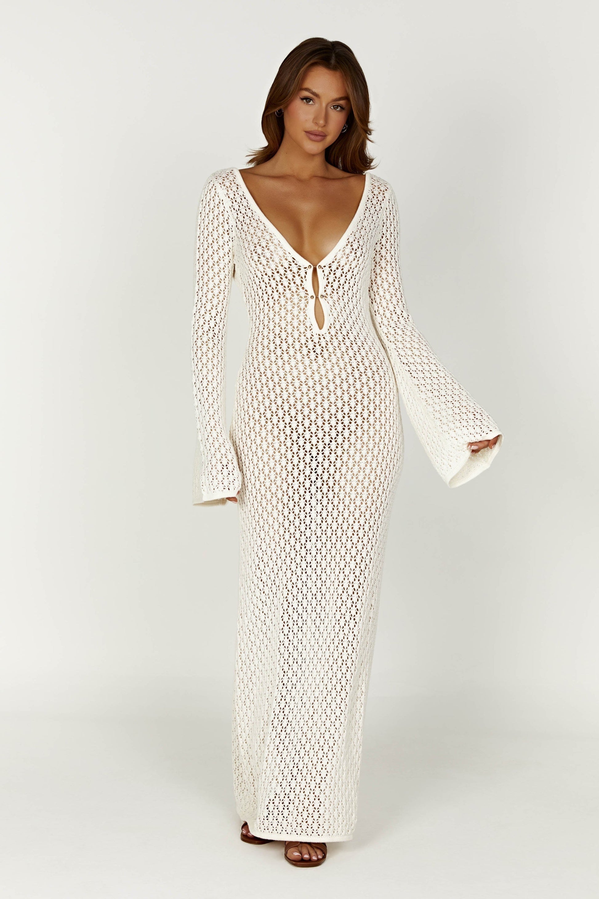 Dames Strandjurk Stijlvol Open Rug - Mode Vibes
