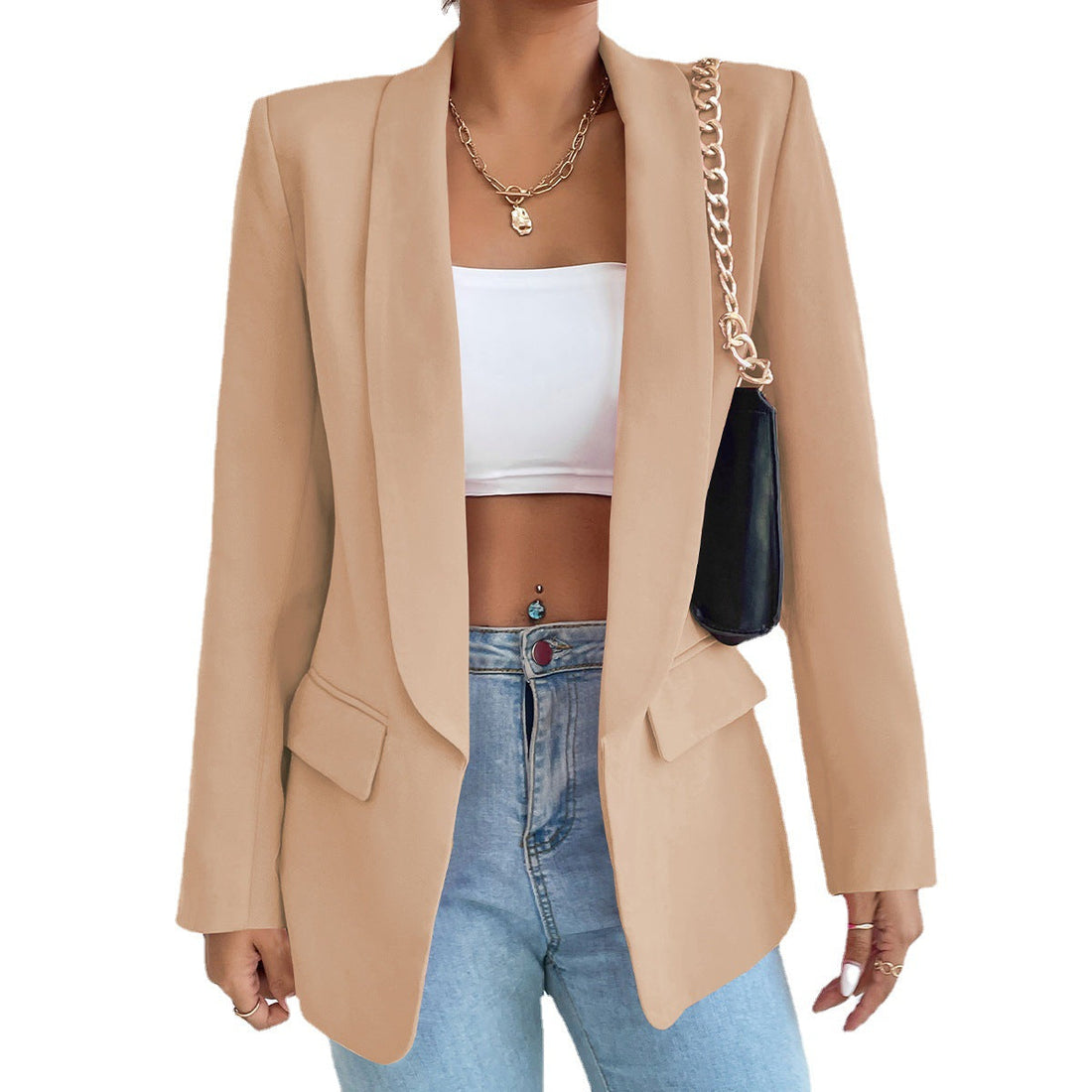 Stijlvolle Thea Blazer Klassieke Mode Jas voor Dames - Mode Vibes