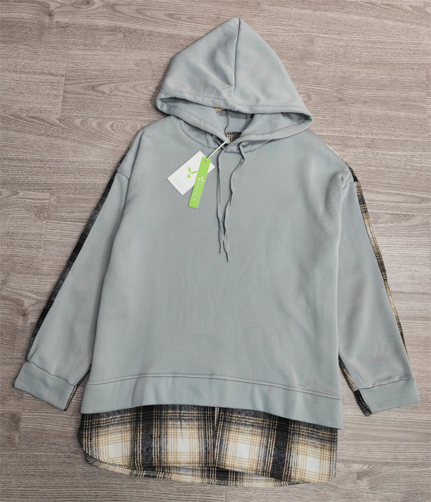 Comfortabele Sweatshirt Lange Mouwen Patchwork Stijl