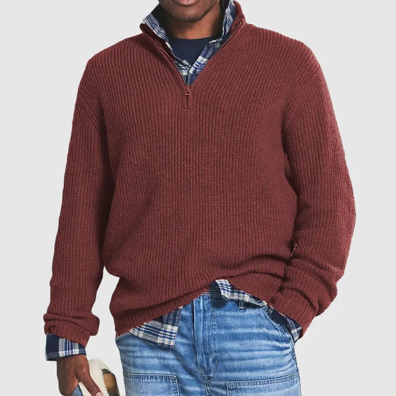 Half Zip Trui voor Heren – Comfortabel en Stijlvol