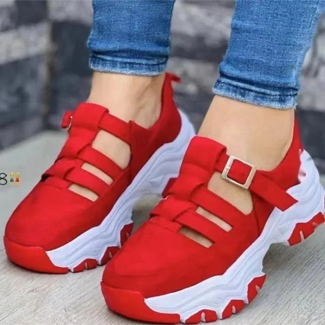 Modieuze Dikke Zool Zomersandalen voor Dames