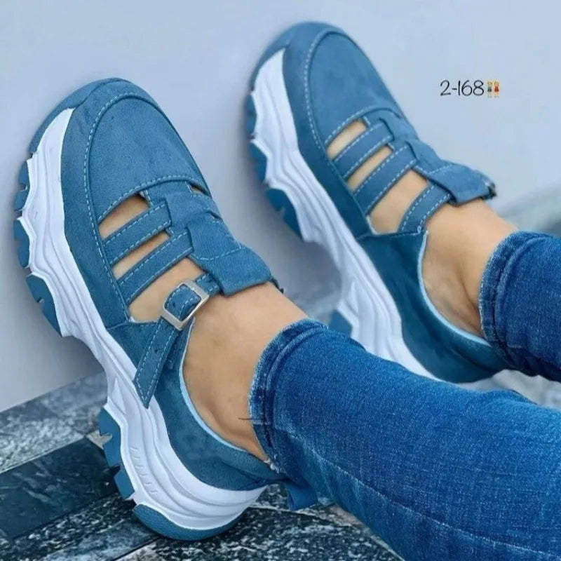 Modieuze Dikke Zool Zomersandalen voor Dames