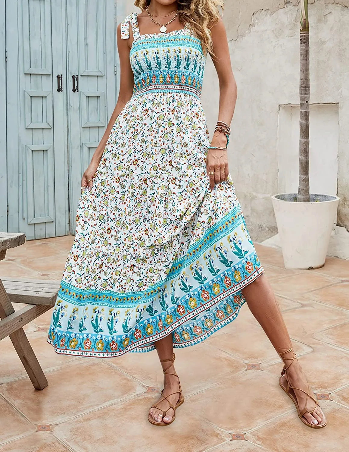 Zonneweide Bohemian Zomer Lange Rok Jurk