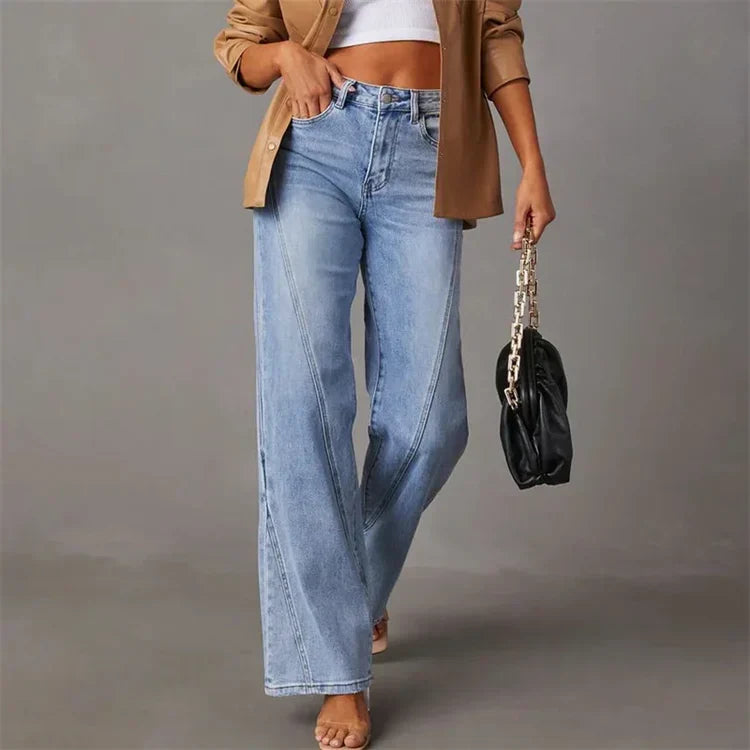 Skinny Jeans Elegante Donkere Was voor Vrouw