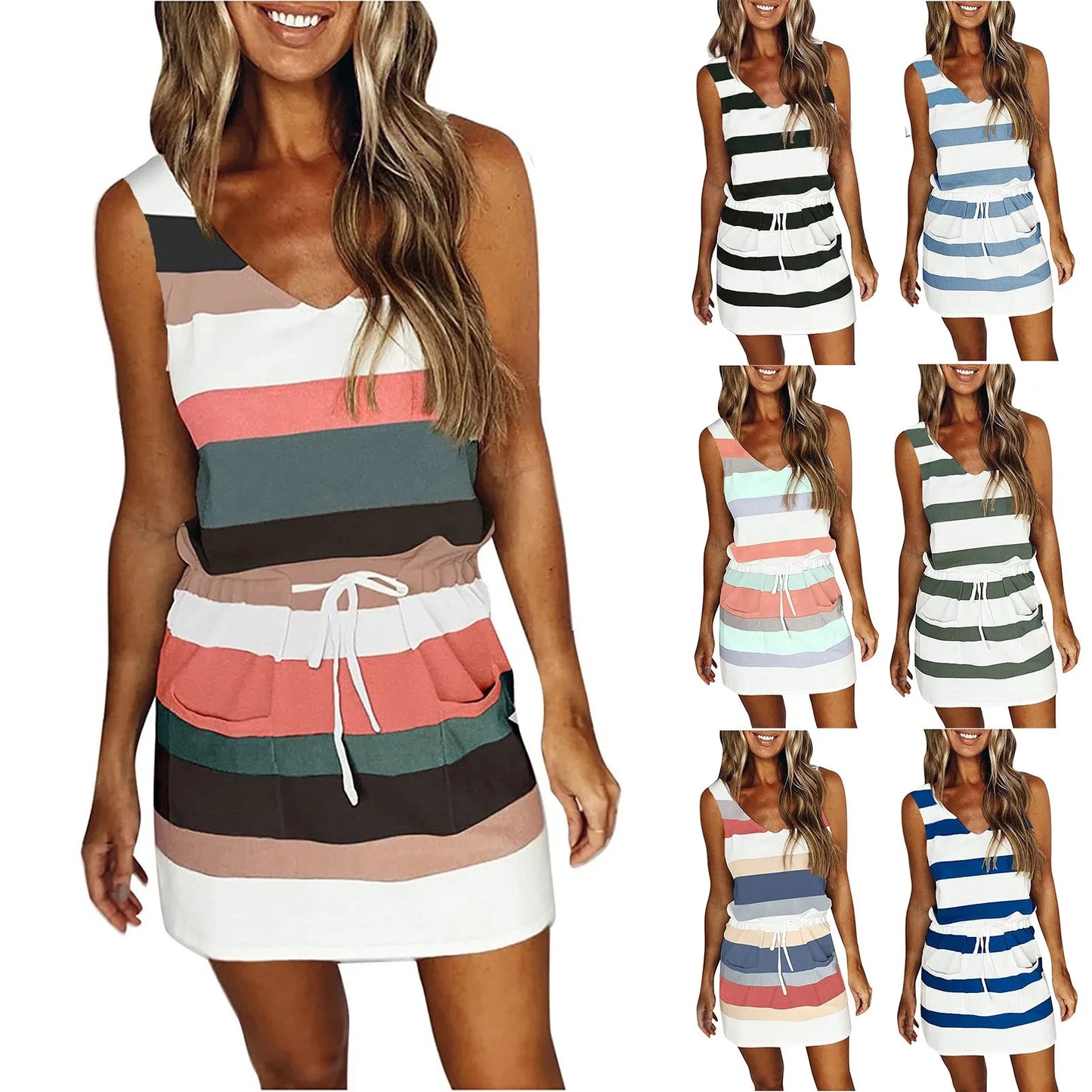 Mleeter Mode Zomerjurk Plus Size