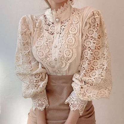 New Vintage Kantblouse van Elegantique