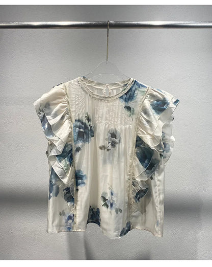 Vliegende Mouw Blouse van Zenith Vogue