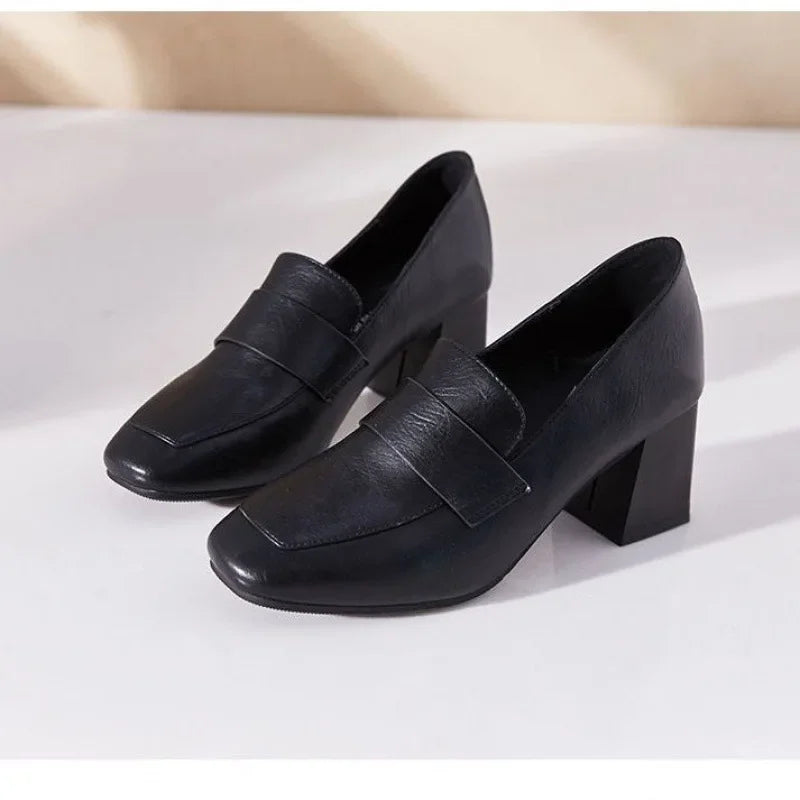 Elegant Step Vierkante Teen Hakken
