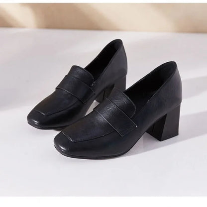 Elegant Step Vierkante Teen Hakken
