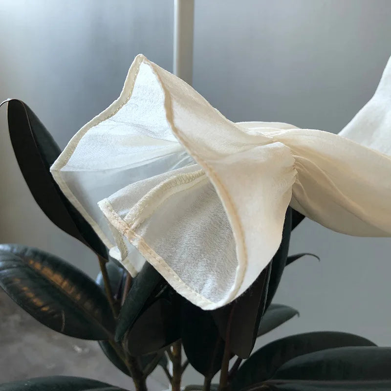 Voorjaar 2024 Nieuwe Damesblouse 'Eleganza' met Ruches