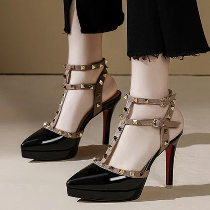Enchanté by Valéry: Luxe Valentijn Zomer Hoge Hakken Sandalen