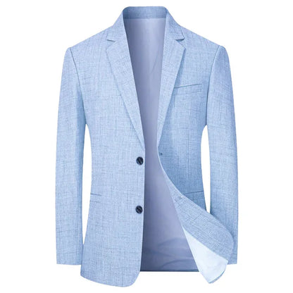Lichtgewicht Linnen Blazer voor Zomer - Mode Vibes